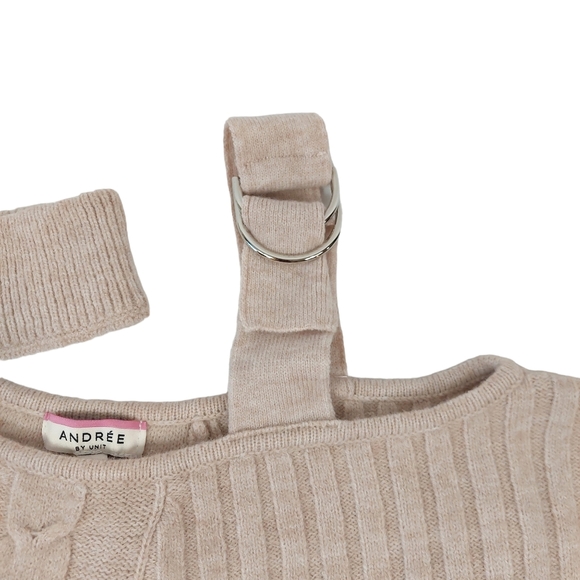 Andree by Unit Multiknit Oat One Shoulder Sweater - Picture 6 of 13